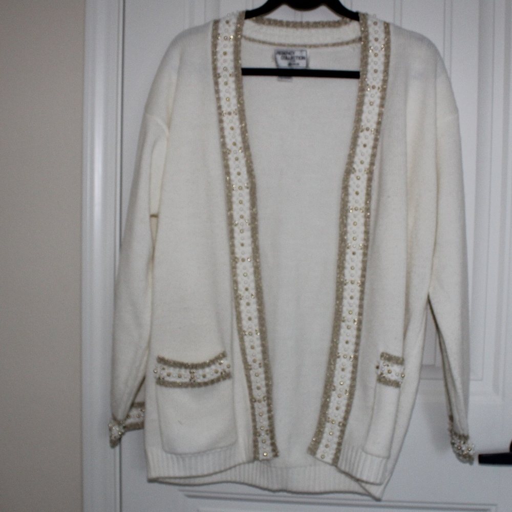 VINTAGE Regency "grandma"  cardiganXL B3